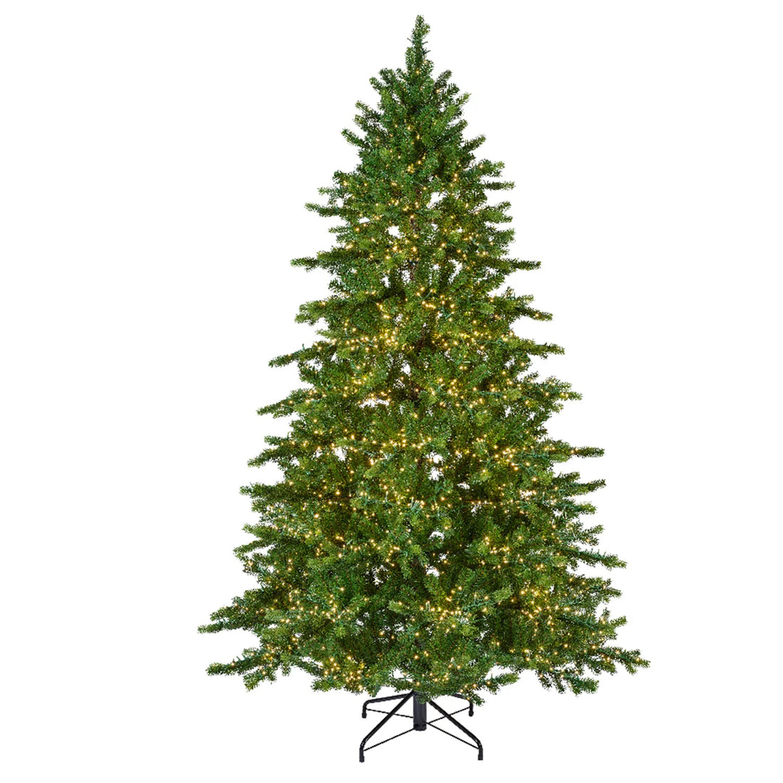 Albero di Natale 210 cm con Luci LED + Borsa Salvaspazio