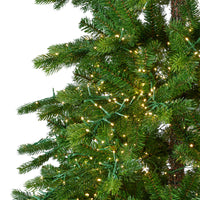 Albero di Natale 210 cm con Luci LED + Borsa Salvaspazio